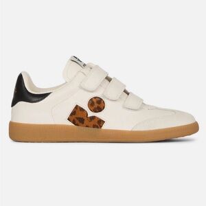 Isabel Marant Beth Leather Low-Top Sneakers